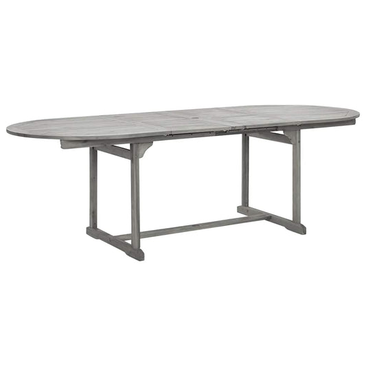 Tavolo da Pranzo per Esterni (160-240)x100x75cm Massello Acacia | homemem39