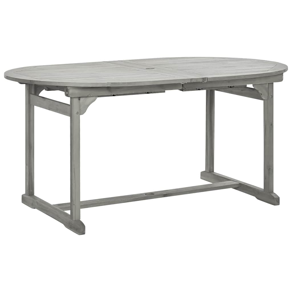 Tavolo da Pranzo per Esterni (160-240)x100x75cm Massello Acacia | homemem39