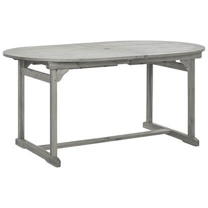 Tavolo da Pranzo per Esterni (160-240)x100x75cm Massello Acacia | homemem39