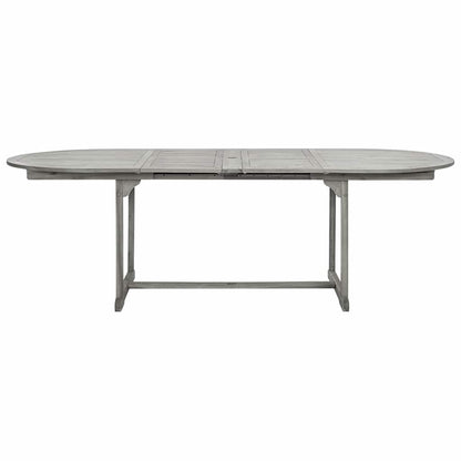 Tavolo da Pranzo per Esterni (160-240)x100x75cm Massello Acacia | homemem39