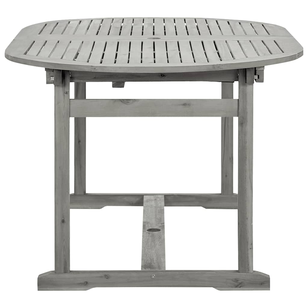 Tavolo da Pranzo per Esterni (160-240)x100x75cm Massello Acacia | homemem39