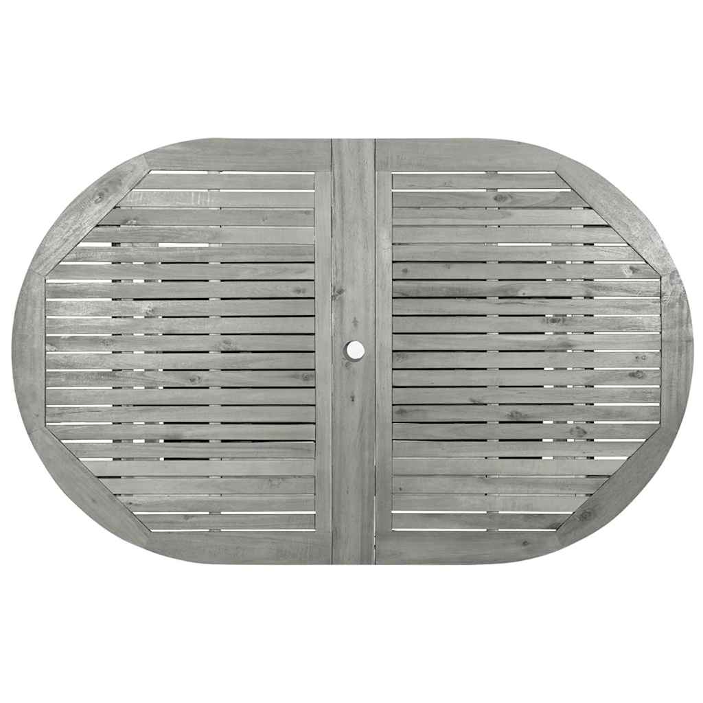 Tavolo da Pranzo per Esterni (160-240)x100x75cm Massello Acacia | homemem39