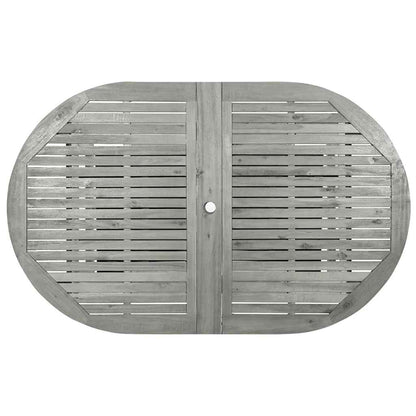 Tavolo da Pranzo per Esterni (160-240)x100x75cm Massello Acacia | homemem39