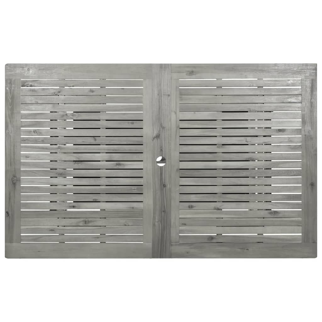 Tavolo da Pranzo per Esterni (160-240)x100x75cm Massello Acacia