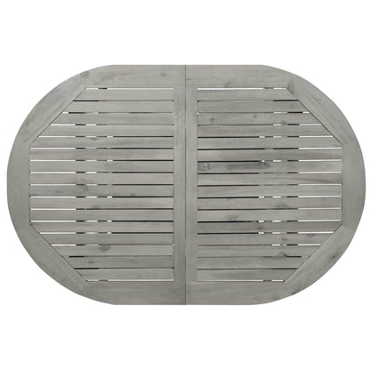 Tavolo da Pranzo per Esterni (120-170)x80x75 cm Massello Acacia