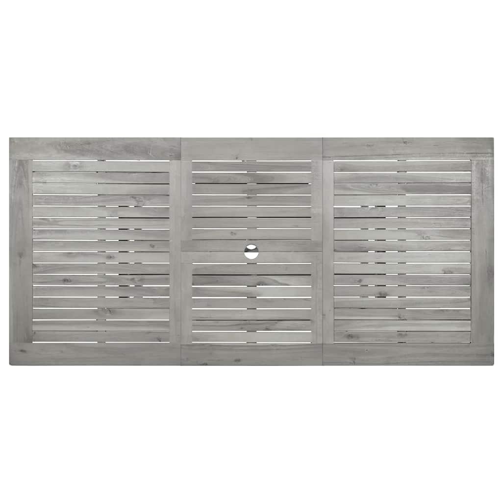 Tavolo da Pranzo per Esterni (120-170)x80x75 cm Massello Acacia