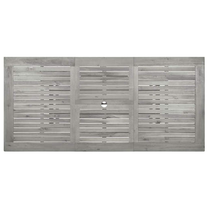 Tavolo da Pranzo per Esterni (120-170)x80x75 cm Massello Acacia