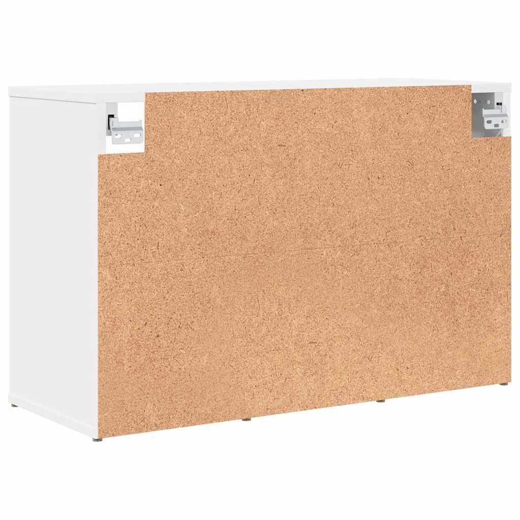 Mobile per scarpe Bianco 77,5 x 30 x 51 cm Legno multistrato