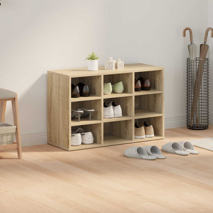 Mobile per scarpe Rovere Sonoma 77,5 x 30 x 51 cm