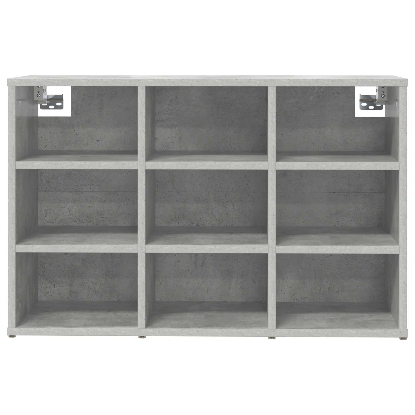 Mobile per scarpe Grigio cemento 77,5 x 30 x 51 cm