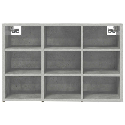 Mobile per scarpe Grigio cemento 77,5 x 30 x 51 cm