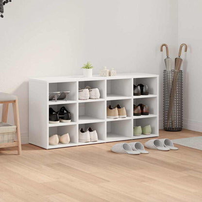 Mobile per scarpe Bianco 103 x 30 x 51 cm Legno multistrato