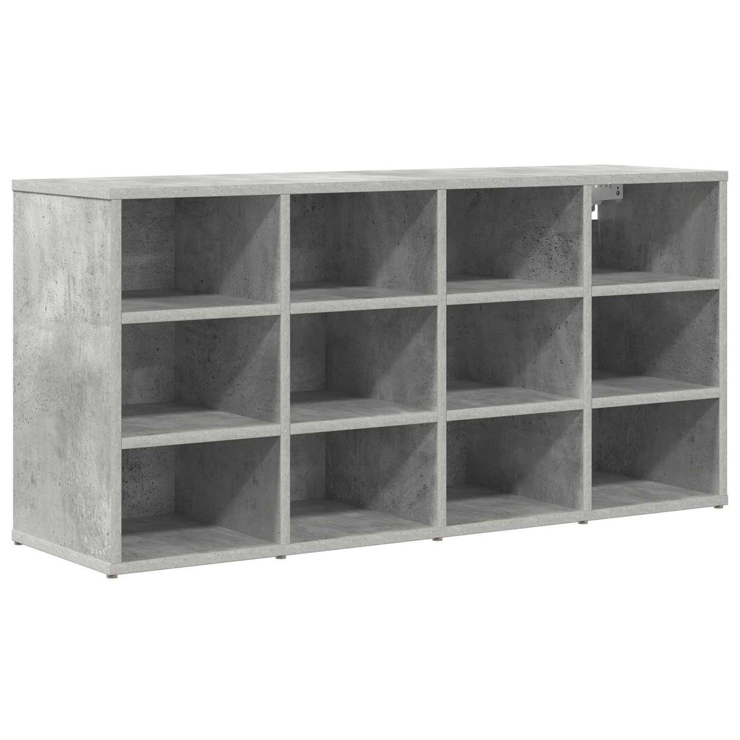 Mobile per scarpe Grigio cemento 103 x 30 x 51 cm
