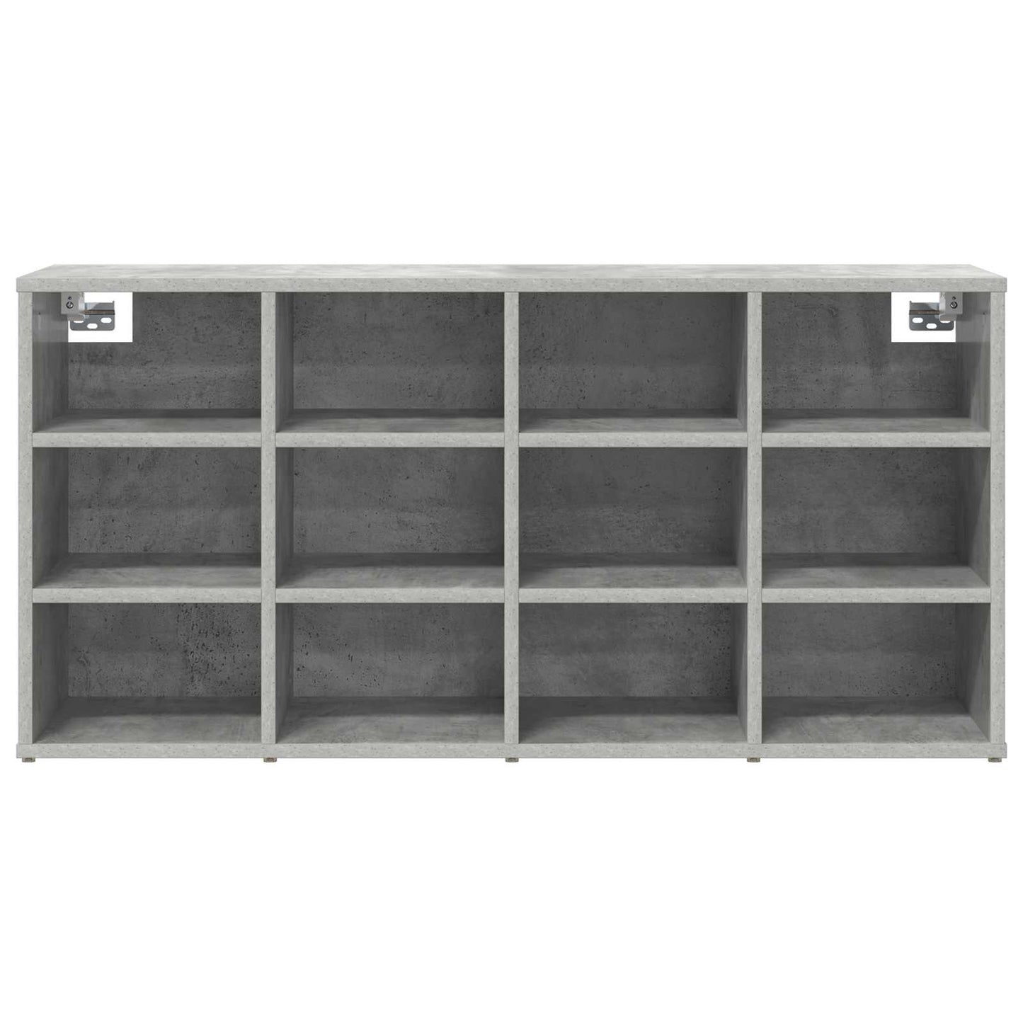 Mobile per scarpe Grigio cemento 103 x 30 x 51 cm