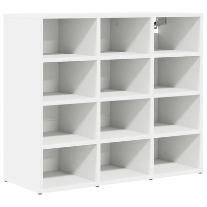 Mobile per scarpe Bianco 77,5 x 30 x 67 cm Legno multistrato