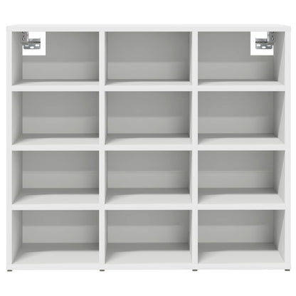 Mobile per scarpe Bianco 77,5 x 30 x 67 cm Legno multistrato