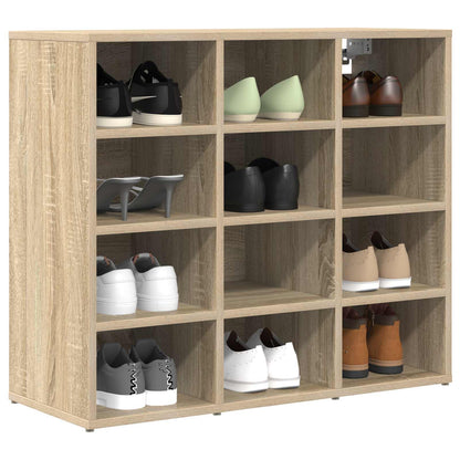 Mobile per scarpe Rovere Sonoma 77,5 x 30 x 67 cm