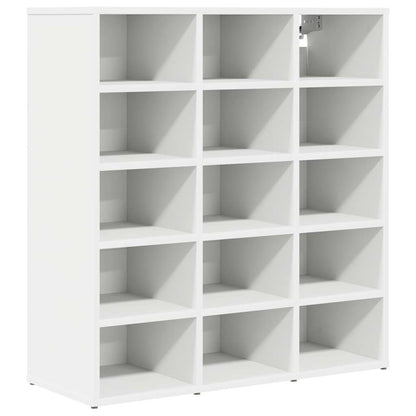 Mobile per scarpe Bianco 77,5 x 30 x 83,5 cm Legno multistrato