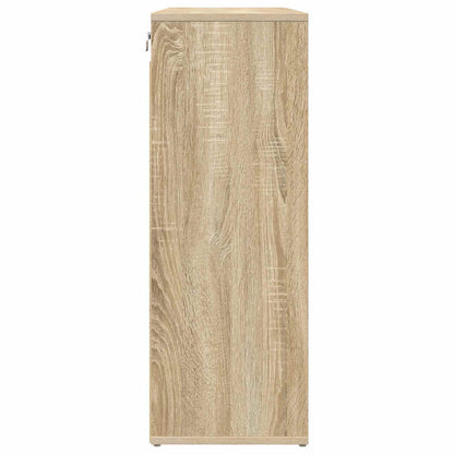 Mobile per scarpe Rovere Sonoma 77,5 x 30 x 83,5 cm