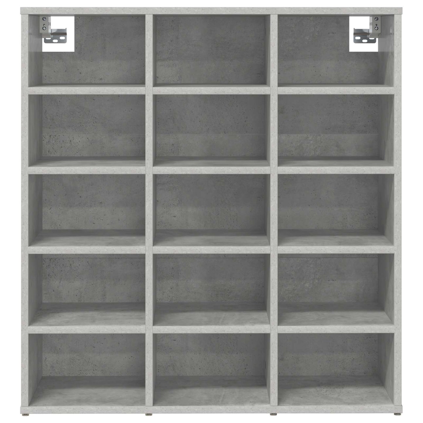 Mobile per scarpe Grigio cemento 77,5 x 30 x 83,5 cm