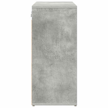 Mobile per scarpe Grigio cemento 103 x 30 x 67 cm