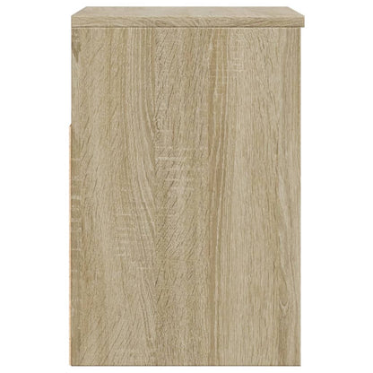 Panca Portascarpe Rovere Sonoma 60x30x45 cm in Truciolato - homemem39