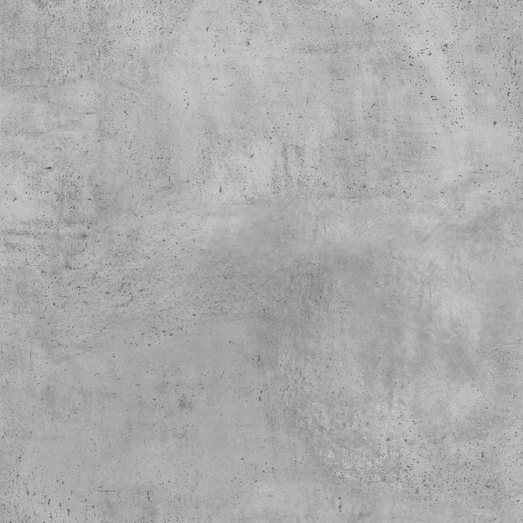 Panca Portascarpe Grigio Cemento 60x30x45 cm in Truciolato - homemem39