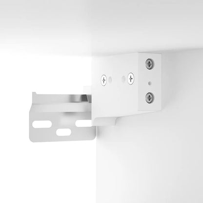 Scaffale da Corridoio Bianco 97,5x37x99 cm in Legno Multistrato