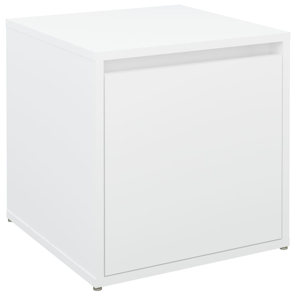 Cassetto Contenitore Bianco 40,5x40x40 cm in Legno Multistrato