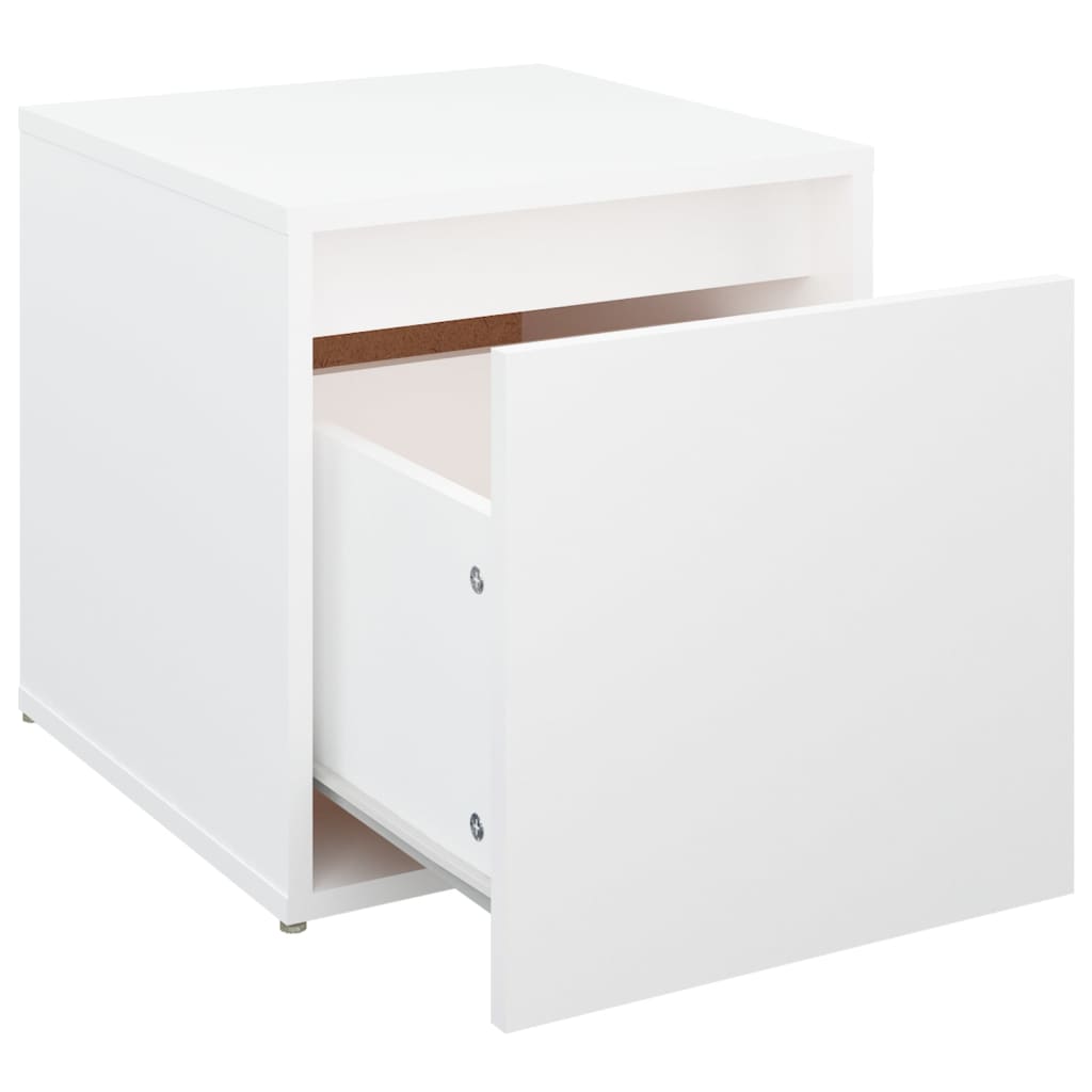 Cassetto Contenitore Bianco 40,5x40x40 cm in Legno Multistrato