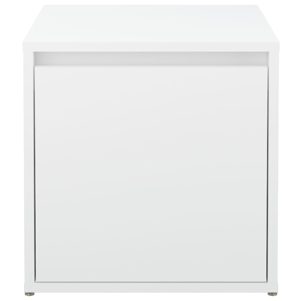 Cassetto Contenitore Bianco 40,5x40x40 cm in Legno Multistrato