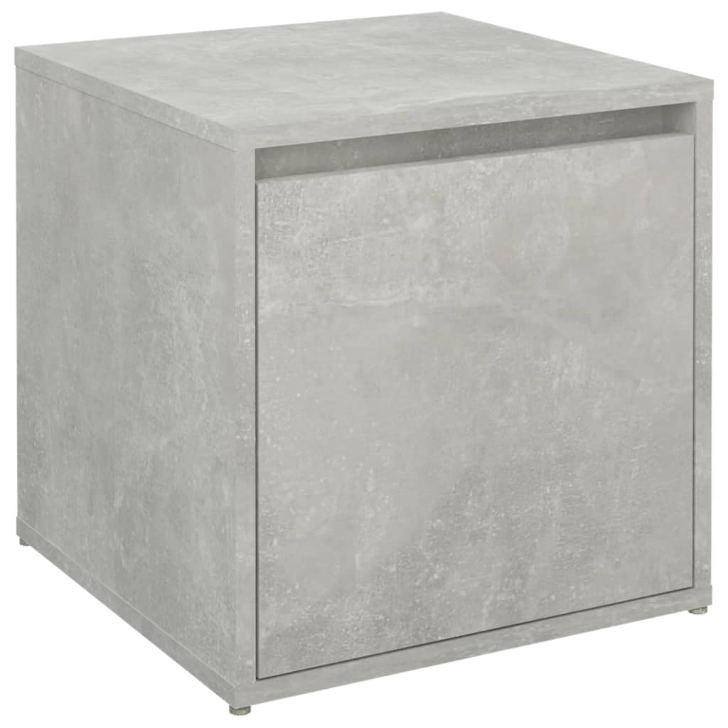 Cassetto Contenitore Grigio Cemento 40,5x40x40 cm in Legno