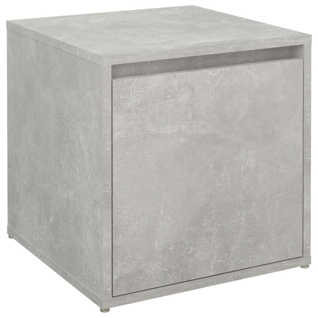 Cassetto Contenitore Grigio Cemento 40,5x40x40 cm in Legno