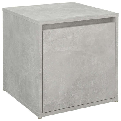 Cassetto Contenitore Grigio Cemento 40,5x40x40 cm in Legno