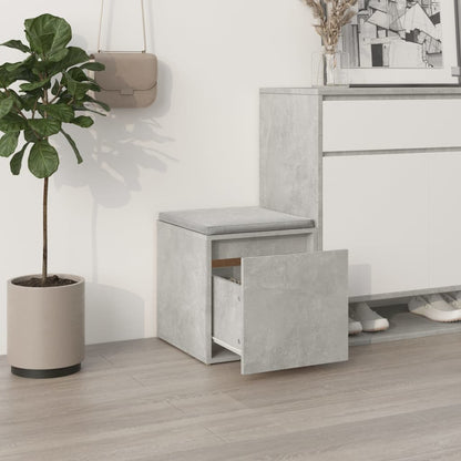 Cassetto Contenitore Grigio Cemento 40,5x40x40 cm in Legno - homemem39