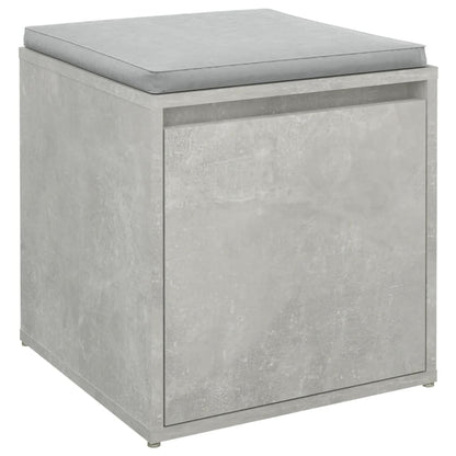 Cassetto Contenitore Grigio Cemento 40,5x40x40 cm in Legno
