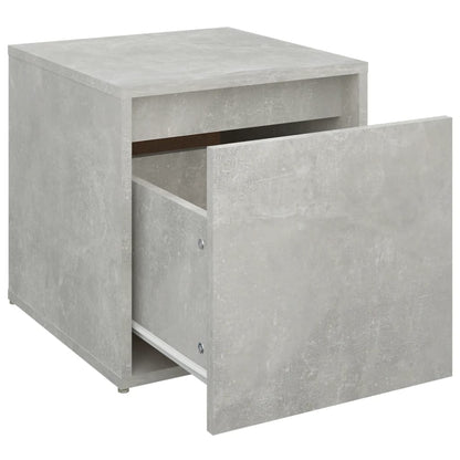 Cassetto Contenitore Grigio Cemento 40,5x40x40 cm in Legno - homemem39