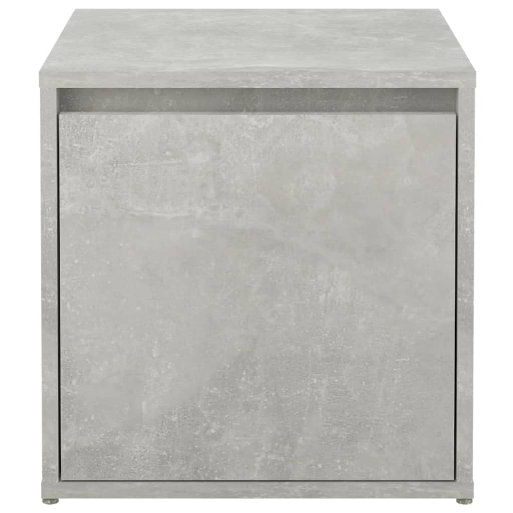 Cassetto Contenitore Grigio Cemento 40,5x40x40 cm in Legno