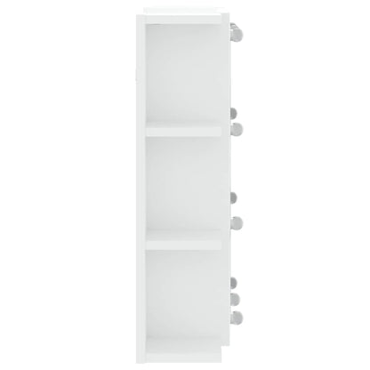 Mobile a Specchio con LED Bianco 70x16,5x60 cm