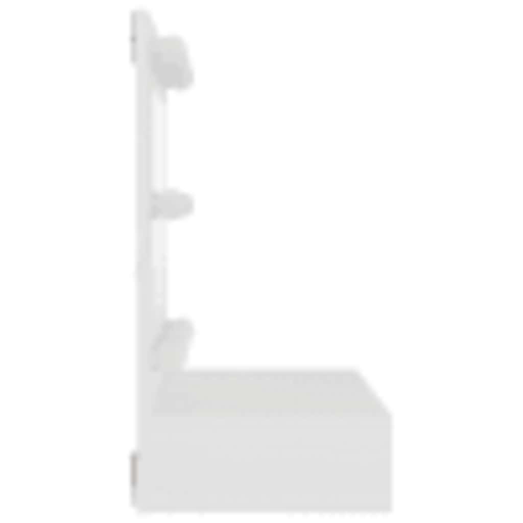Mobile a Specchio con LED Bianco 60x31,5x62 cm | homemem39