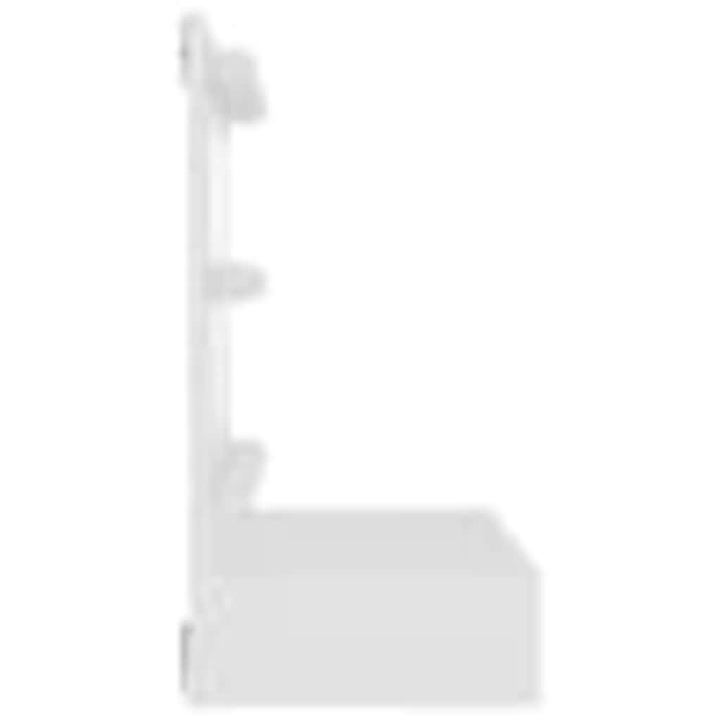 Mobile a Specchio con LED Bianco 60x31,5x62 cm