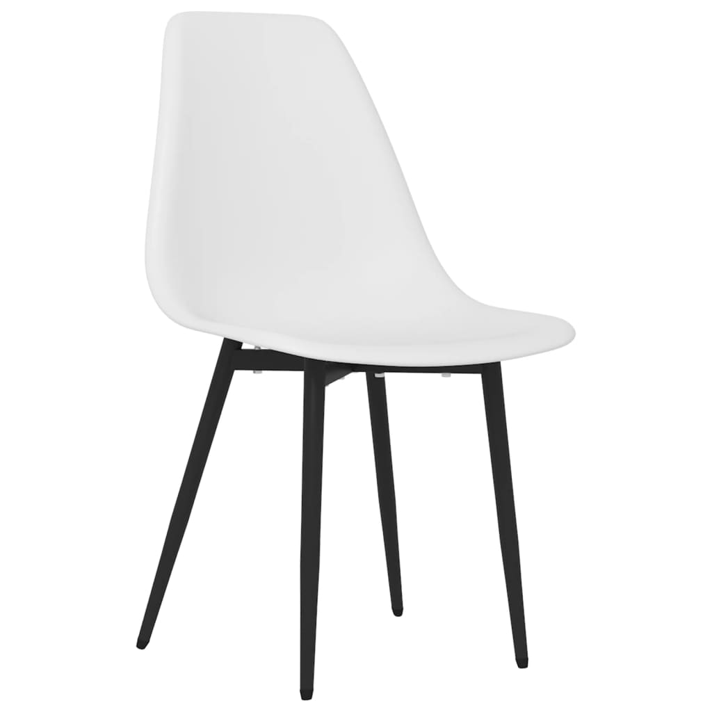 Dining Chairs 2 pcs White in PP