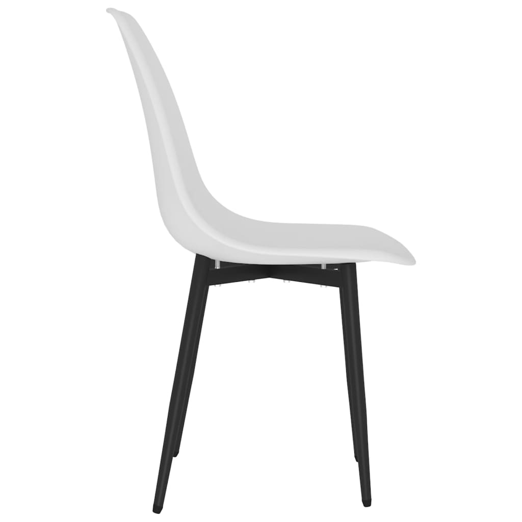 Dining Chairs 2 pcs White in PP