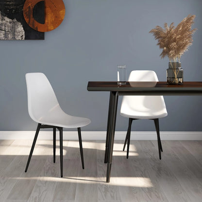 Dining Chairs 2 pcs White in PP