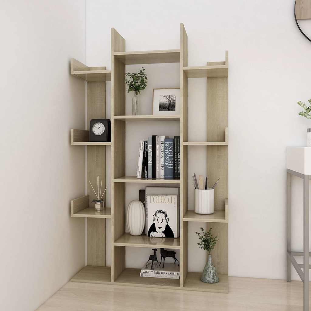 Libreria Rovere Sonoma 86x25,5x140 cm in Truciolato | homemem39