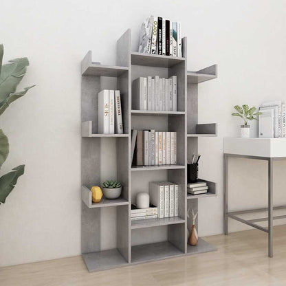 Libreria Grigio Cemento 86x25,5x140 cm in Truciolato | homemem39