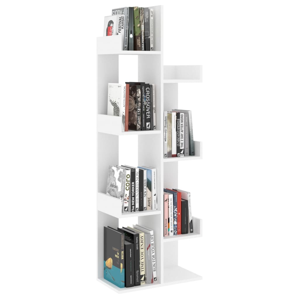 Libreria Bianca 48x25,5x140 cm in Truciolato | homemem39