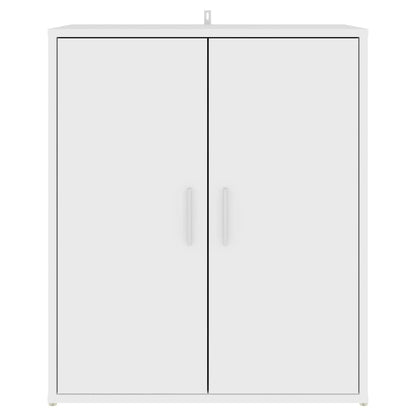 Scarpiera Bianca 60x35x70 cm in Truciolato - homemem39