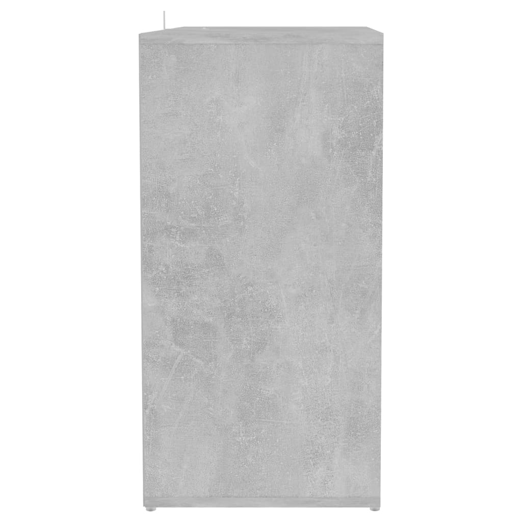 Scarpiera Grigio Cemento 60x35x70 cm in Truciolato - homemem39
