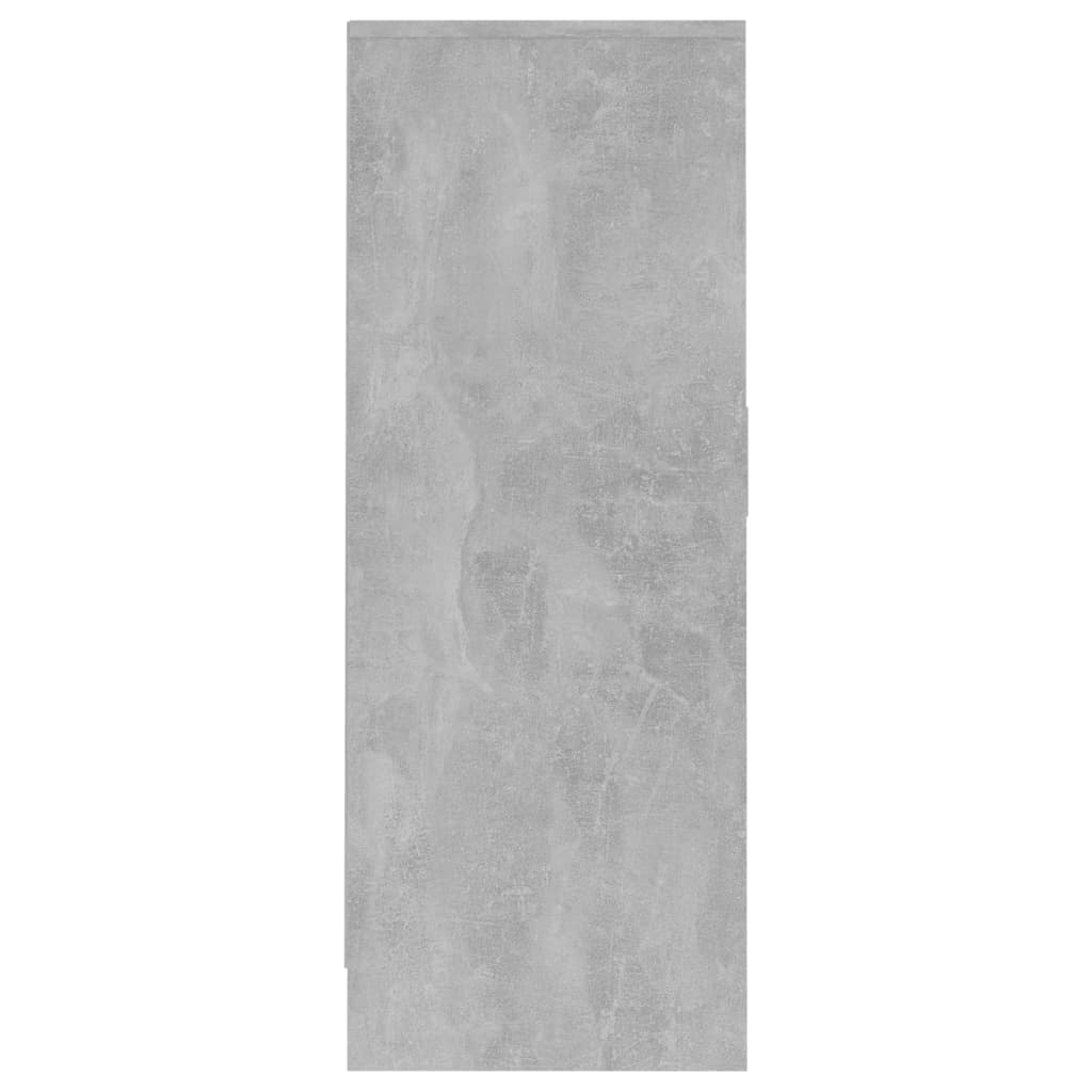 Scarpiera Grigio Cemento 60x35x92 cm in Truciolato - homemem39